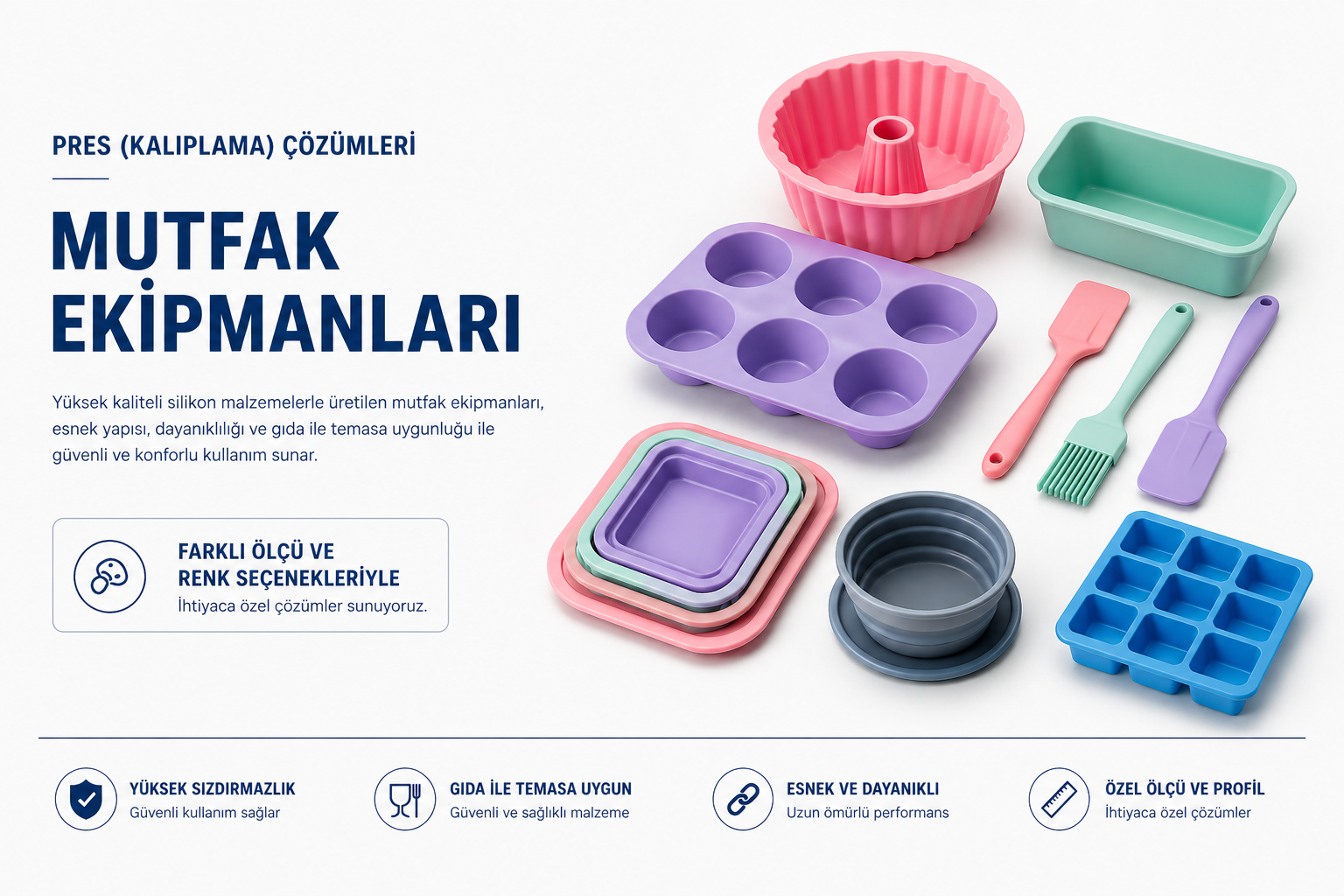 Silikon mutfak ekipmanları